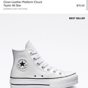ISO: Clean Leather Platform Chuck Taylor All Star